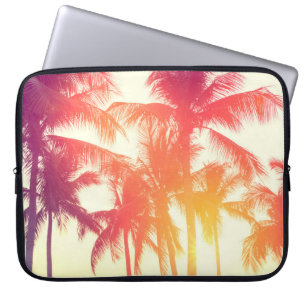 Funda Para Portátil Árbol de coco en la costa tropical