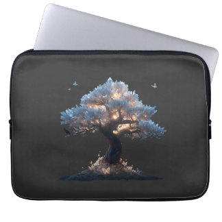 Funda Para Portátil Árbol de cristal cósmico Arte – Diseño de naturale