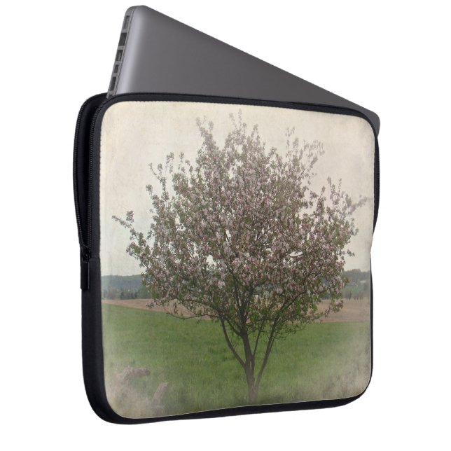 Funda Para Portátil Árbol de manzanas en flor (Anverso derecho)