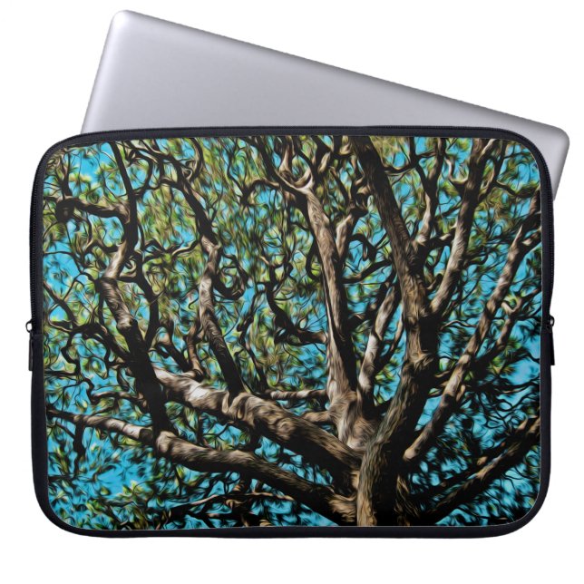 Funda Para Portátil Árbol de roble (Frente)