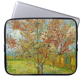 Funda Para Portátil Árbol de rosa en la memoria de la flor de Mauve.
