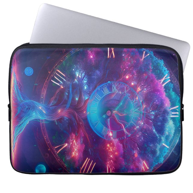 Funda Para Portátil Árbol de tiempo (Frente)