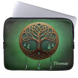 Funda Para Portátil Árbol estilizado de vida