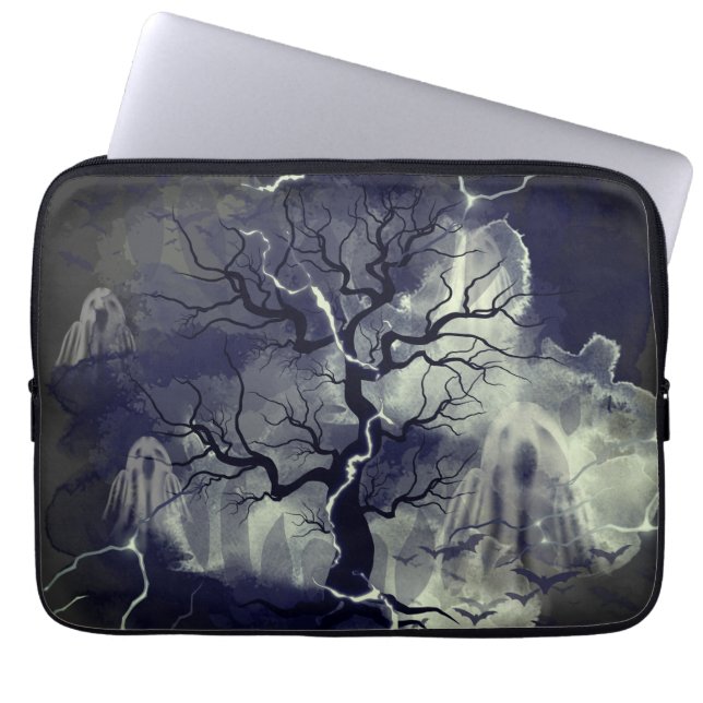 Funda Para Portátil Árbol fantasma (Frente)