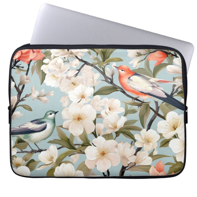 Funda Para Portátil Árbol florido de primavera (Frente)