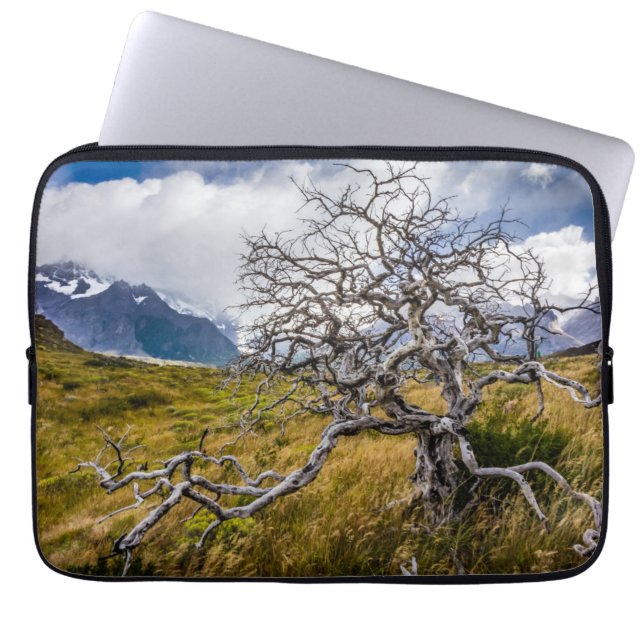 Funda Para Portátil Árbol quemado, Torres del Paine, Chile (Frente)