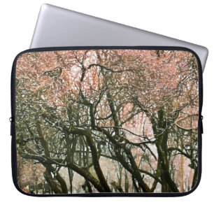FUNDA PARA PORTÁTIL ÁRBOLES DE INVIERNO