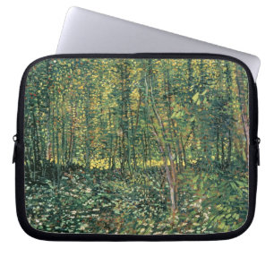 Funda Para Portátil Árboles y maleza, 1887 de Vincent van Gogh el