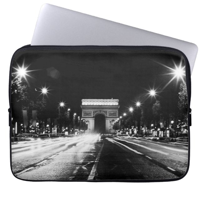 Funda Para Portátil Arc de Triomphe, París, Francia (Frente)