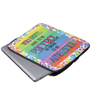 Funda Para Portátil Arcoiris Inspirador perfectamente asombroso