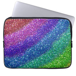 Funda Para Portátil Arcoiris Purpurinas