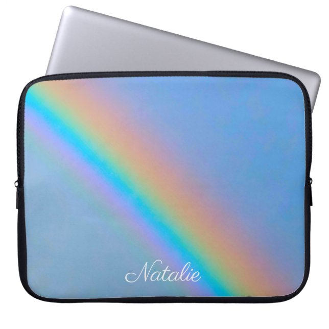 Funda Para Portátil Arcoiris real natural personalizado (Frente)