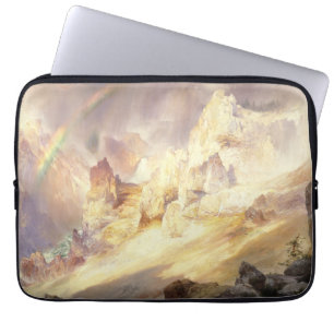 Funda Para Portátil Arcoiris sobre piedra amarilla, Moran 1900