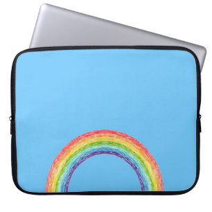 Funda Para Portátil Arcoiris y cielo azul