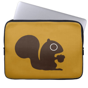 Funda Para Portátil Ardilla - Color de fondo es Personalizable
