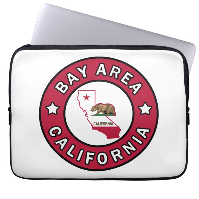 Funda Para Portátil Área de la Bahía de California (Frente)