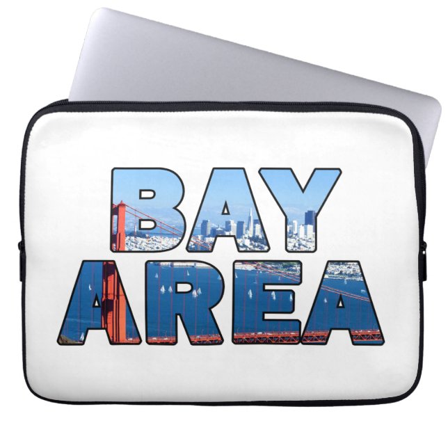 Funda Para Portátil Área de la Bahía de San Francisco (Frente)