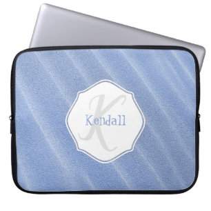 Funda Para Portátil Arena azul riega manga personalizada para portátil