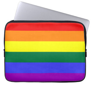 Funda Para Portátil Arena electrónica de bandera del orgullo arcoiris