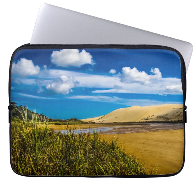 Funda Para Portátil Arena rápida cerca de 90-Mile Beach, Nueva Zelanda (Frente)
