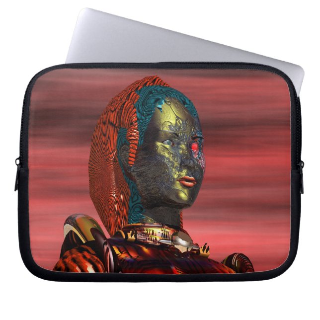 Funda Para Portátil ARES CYBORG, HYPERION WORLD Science Fiction, Sci-F (Frente)