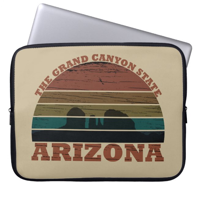 Funda Para Portátil Arizona sedona Gran Canyon paisaje retro (Frente)