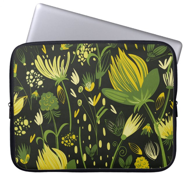 Funda Para Portátil Armonía floral en el encantador Bouquet. (Frente)