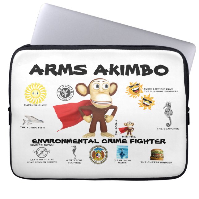 Funda Para Portátil ARMSAKIMBO 2 niños (Frente)