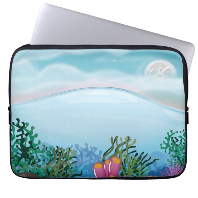 Funda Para Portátil Arrecife de coral (Frente)
