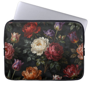 Funda Para Portátil Arreglo floral de tulipanes peonía Moody