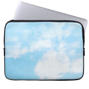 Funda Para Portátil Arriba en el efecto del aire cielo azul