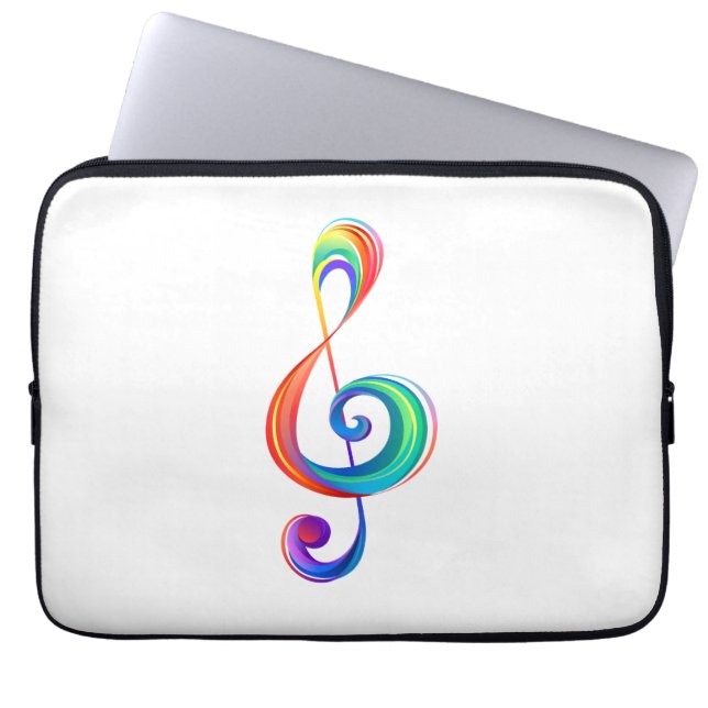 Funda Para Portátil Arroyo arcoiris estratificado (Frente)