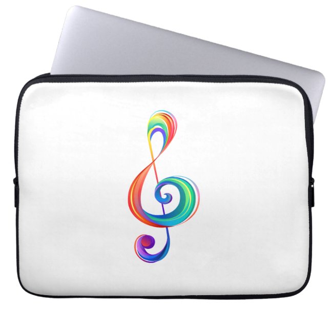 Funda Para Portátil Arroyo arcoiris estratificado (Frente)