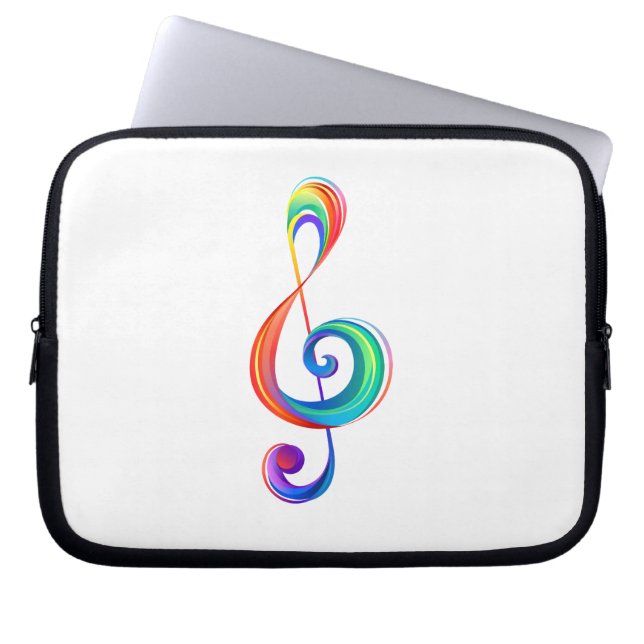 Funda Para Portátil Arroyo arcoiris estratificado (Frente)