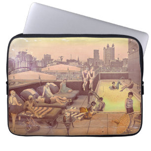 Funda Para Portátil Art Déco Rooftop Chillout