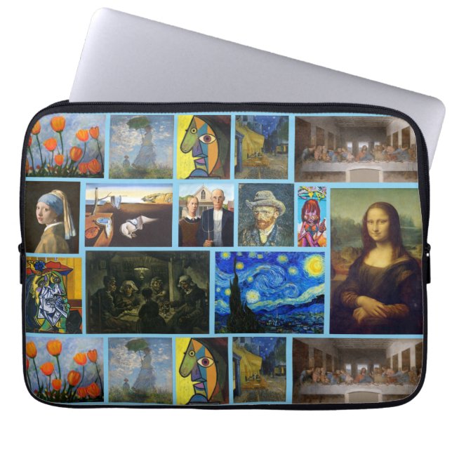 Funda Para Portátil Art Masterpieces, Blue (Frente)