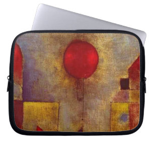 Funda Para Portátil Arte abstracto colorido globo rojo Paul Klee 