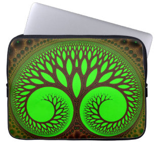 Funda Para Portátil Arte abstracto de árbol 2 fractal