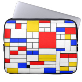 Funda Para Portátil Arte abstracto estilo Piet Mondrian