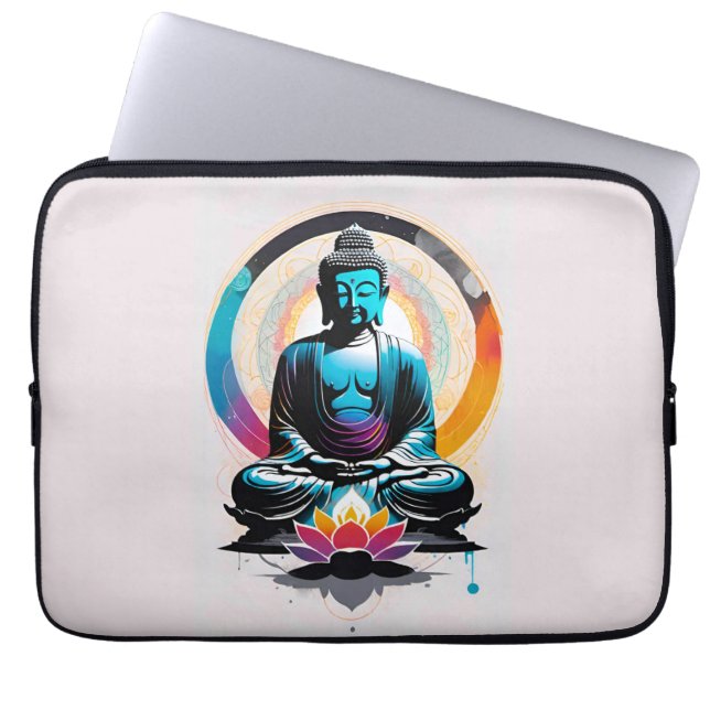 Funda Para Portátil Arte Buddha Zen (Frente)