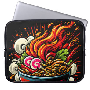 Funda Para Portátil Arte callejero de Ramen japonés picante
