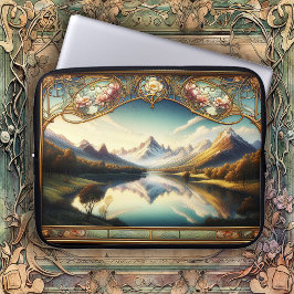 Funda Para Portátil Arte clásico modernista de paisaje