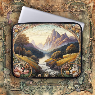 Funda Para Portátil Arte clásico paisaje Art Nouvea