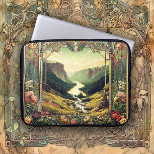 Funda Para Portátil Arte clásico paisaje Art Nouvea