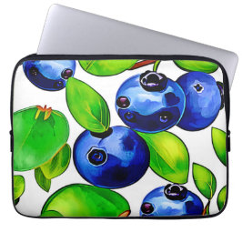 Funda Para Portátil Arte de arándano fresco