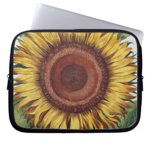 Funda Para Portátil Arte de flor de yute vintage Damask