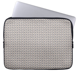 Funda Para Portátil Arte de gato Fondo transparente del patrón de ga