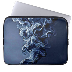Funda Para Portátil Arte de humo azul emocional