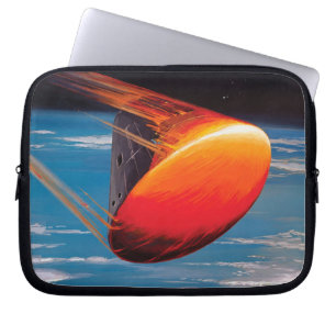 Funda Para Portátil Arte de la cápsula espacial del módulo de comando 