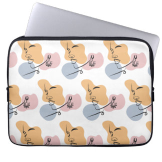 Funda Para Portátil arte de líneas de mujeres hermosas